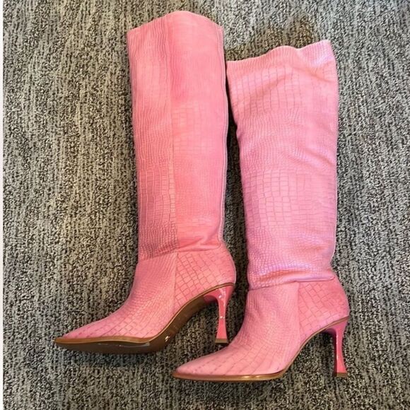 Vicenza Friday Fever Heel Boots US 8 Pink - Picture 5 of 10